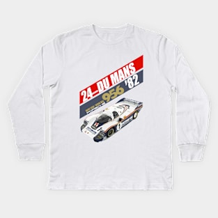 Le Mans 24 Hours Porsche 956 Kids Long Sleeve T-Shirt